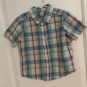 Lot of 4 Janie and Jack, Baby Gap and Old Navy 4T short sleeve Spring Shirts